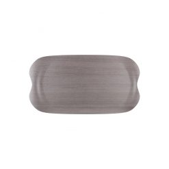 Roltex Tray Wave 43cm x 33cm Grey Wood