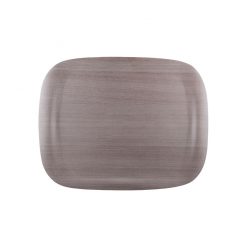Roltex Tray Wave 46cm x 36cm Grey Wood