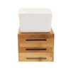 Expandable Riser Set, Bamboo, 13.5x13.5x11.5cm