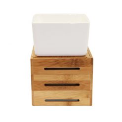 Expandable Riser Set, Bamboo, 13.5x13.5x11.5cm