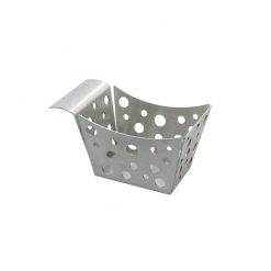 Stamped Circles S/S Side Basket 14x8.5x7.5cm