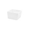 White Straight Walled Bowl, 12.5x12.5x7.5cm