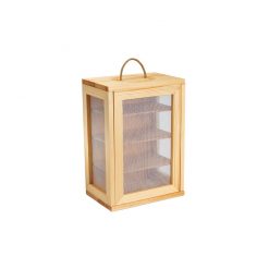 Pine Wooden Cheese Cellar With 3 Shelves