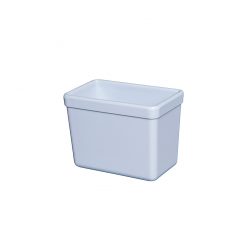 Mirage White Melamine Crock 0.6L - 8 x 13 x 10cm