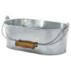 Galvanised Steel Oval Table Caddy