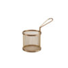 Copper Serving Fry Basket 9.3x9cm