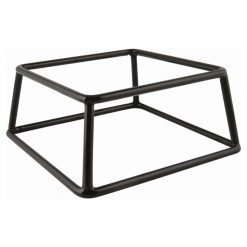 Genware Black Buffet Riser 18x8cm