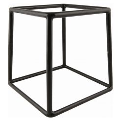 Genware Black Anti Slip Buffet Riser 18x18cm