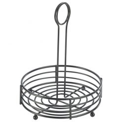 Black Wire Table Caddy 6.5inch X 8.5inch