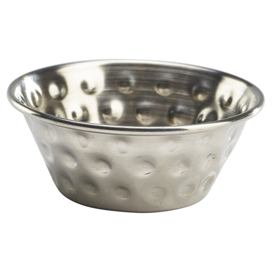 1 1.5oz Stainless Steel Hammered Ramekin