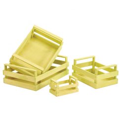 Wood Box / Tray M Birch Plywood Green