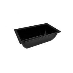 Black 1/4GN Melamine Classico Crock 265x162x90mm 2L