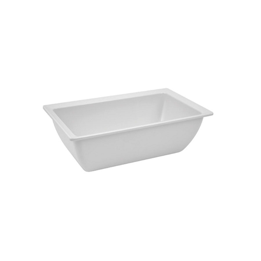 White 1/4GN Melamine Classico Crock 265x162x90mm 2L 1 White 1/4GN Melamine Classico Crock 265x162x90mm 2L