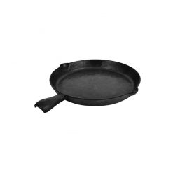 Large melamine skillet plate 330 x 276 x 35mm