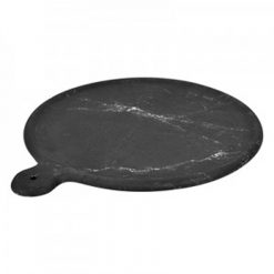 Black Marble Melamine Platter 13.5 Inch