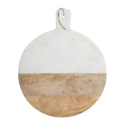 MasterClass Prep & Serve Wood & Marble Paddle Board