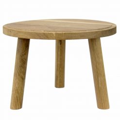 Oak Milking Stool - High