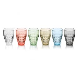 Tiffany Set Of 6 Tall Tumbler 510ml Assorted Colours