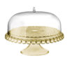 Tiffany Cake Stand With Dome 36 x 28cm Sand
