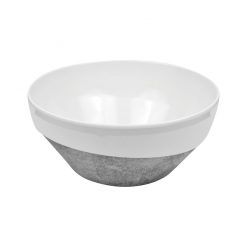Urban White Melamine Bowl 245 x 105mm 2l