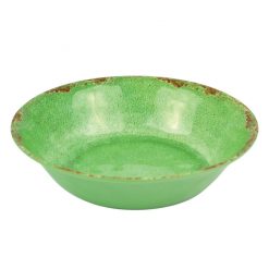 Green Casablanca Melamine Bowl 350 x 350 x 70mm 3.5L