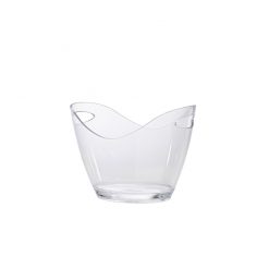 Clear Plastic Champagne / Wine Bucket Small