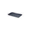Enamel Tray Black With White Rim 38.2 x 26.4 x 2.2cm