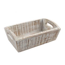Nordic White Deep Tray 287x180x100mm