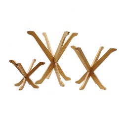 Fold Away Bamboo Risers Three Different Size Risers