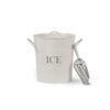 Ice Bucket in Chalk- Steel