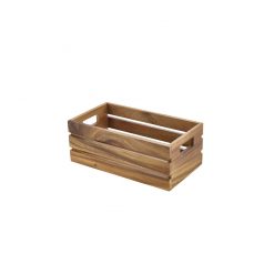 Acacia Wood Box, Riser Gastronorm 1/3