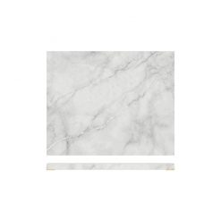 1/2 Gastro White Marble Effect Display Slab