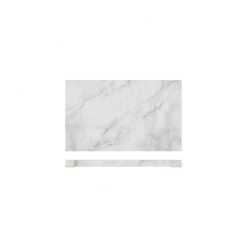 1/3 Gastro White Marble Effect Display Slab