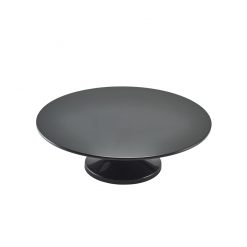 Black Melamine Cake Stand 33cm 13 Inch