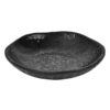 Noir Black Crackle Glaze Plate 205 x 43mm