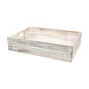 Large Painted Crate Rustic White