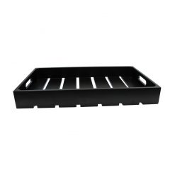 1:2 Gastro Serving & Display Crate, Black.
