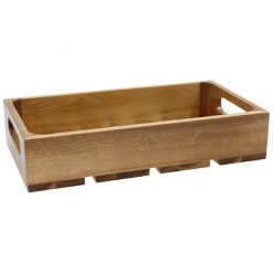 1:3 Gastro Serving & Display Crate, Acacia.