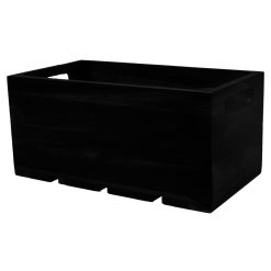 1:3 Gastro Serving & Display Crate, Black.