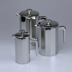 Stainless Steel Cafetiere 12 Sided 6 Cup