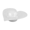 Melamine Calla Heart Bowl White 15 x 15 x 3 cm