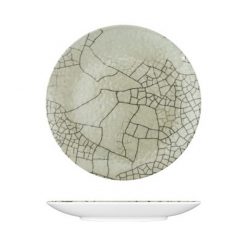 Grey Raku Kyoto Melamine Side Plate Dia 230x25mm