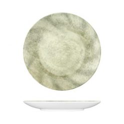 White Shakti Stone Melamine Side Plate Dia 230x25mm