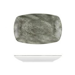Grey Shakti Stone Melamine Oblong Plate 235x150x25mm