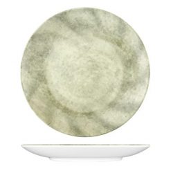 White Shakti Stone Melamine Dinner Plate 270x25mm