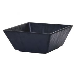 Mirage Martello Black 24cm Square Bowl 3L