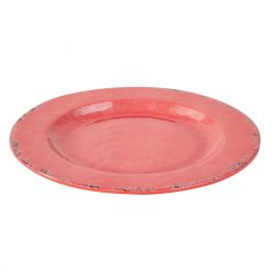 Red Casablanca Melamine Plate