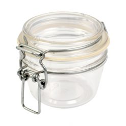 Flip Top Plot Clear 125ml 110 x 90 x 70mm