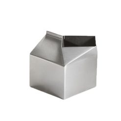 Creamer, Stainless Steel, Milk Carton