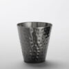 Tumbler Stainless Steel Hammered Black 12oz